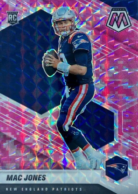Mac Jones 2021 panini Mosaic Pink Camo
