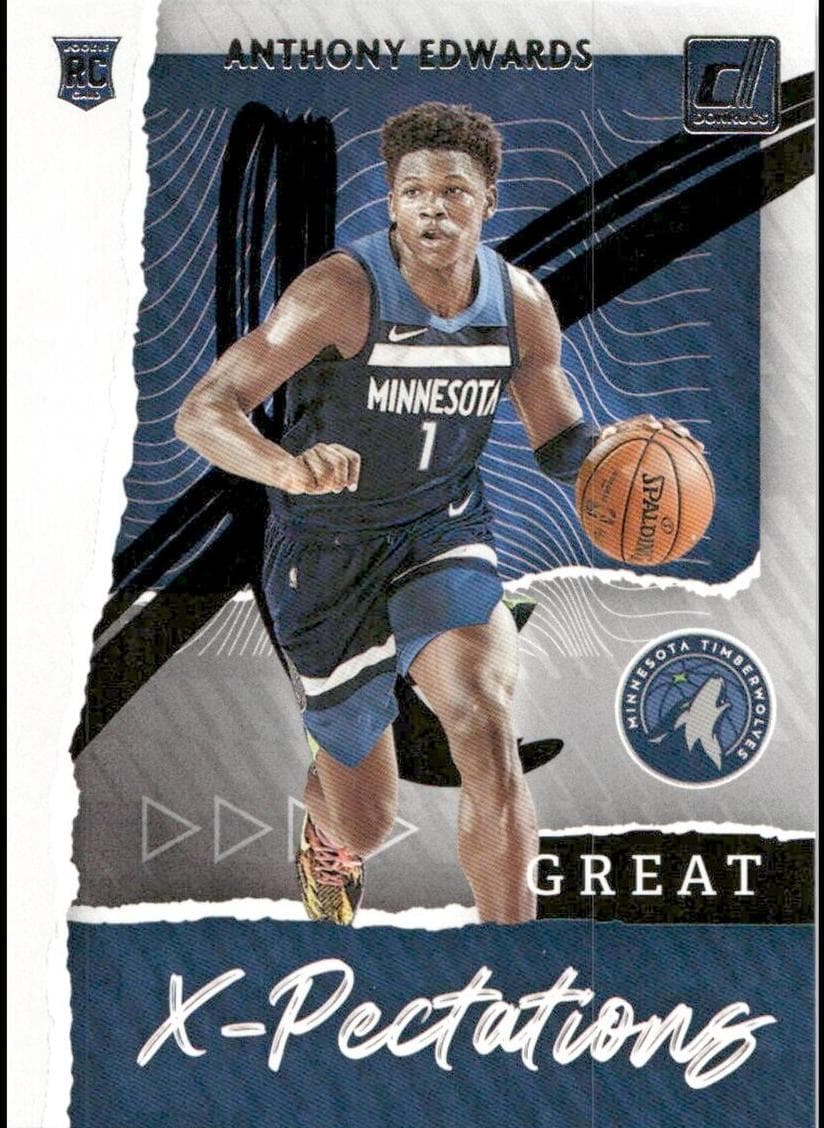 Anthony Edwards 2020 panini Donruss