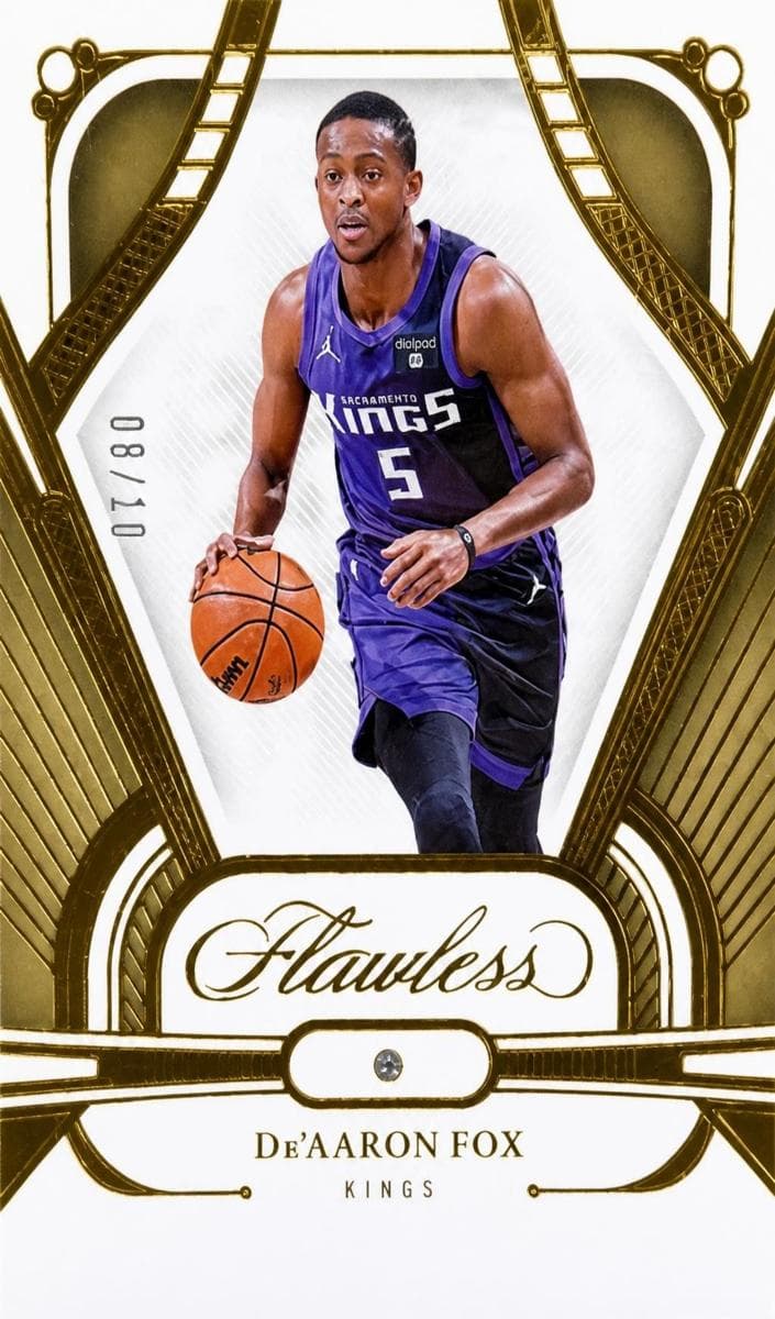 De'Aaron Fox 2023 panini Panini Flawless