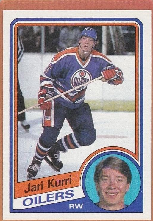 Jari Kurri 1984 topps Topps