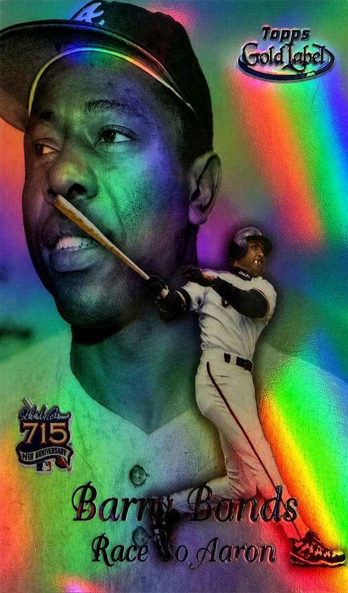 Barry Bonds 1999 topps Topps Gold Label