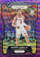 Bronny James Jr. 2024 panini Prizm Draft Picks