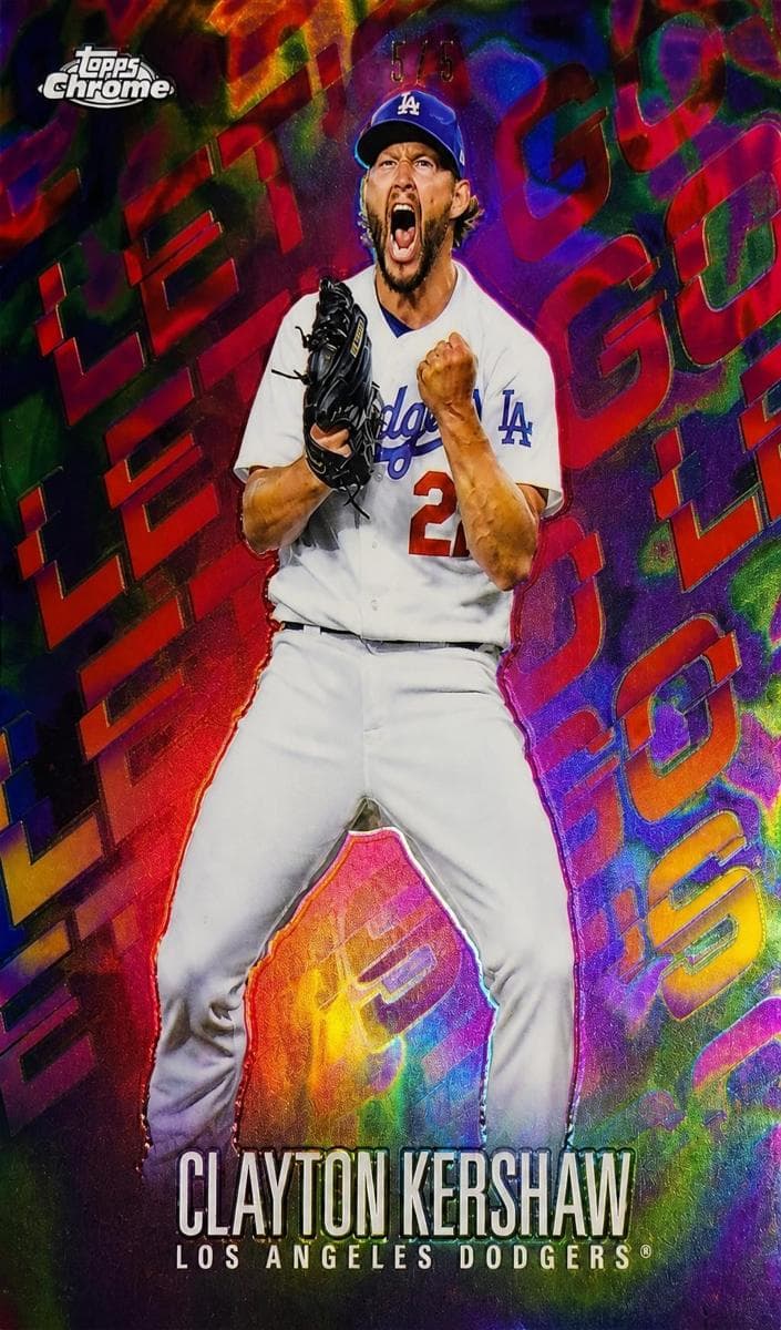 Clayton Kershaw 2024 topps Topps Chrome Update