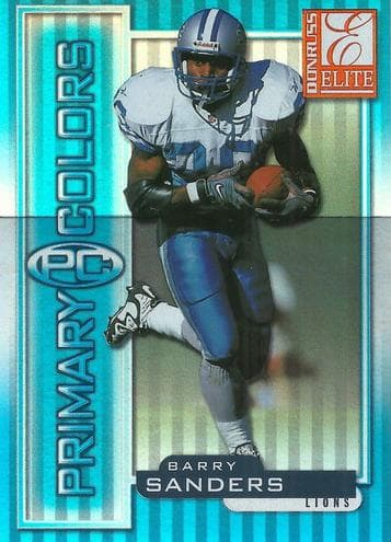 Barry Sanders 1999 panini Donruss Elite