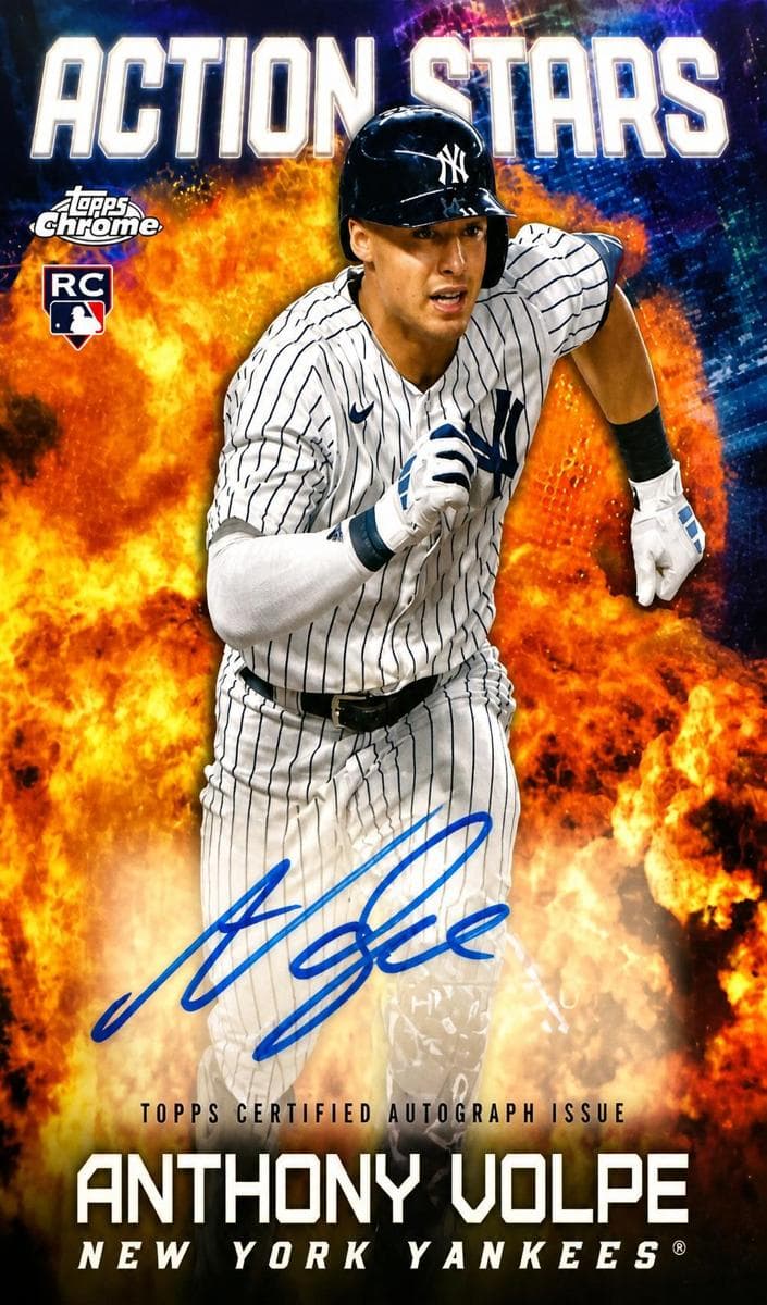 Anthony Volpe 2023 topps Topps Chrome Update