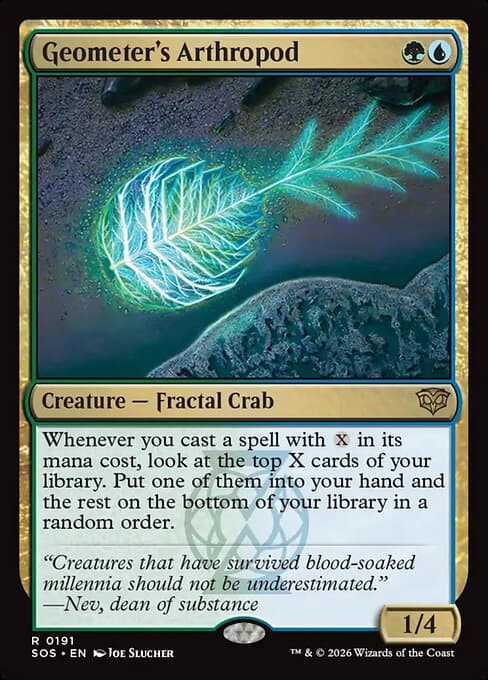 Geometer's Arthropod 2026 Magic: The Gathering Secrets of Strixhaven Borderless