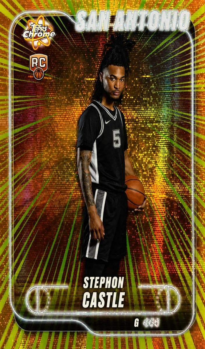 Stephon Castle 2024 topps Topps Chrome