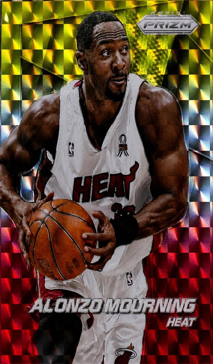 Alonzo Mourning 2014 panini Prizm