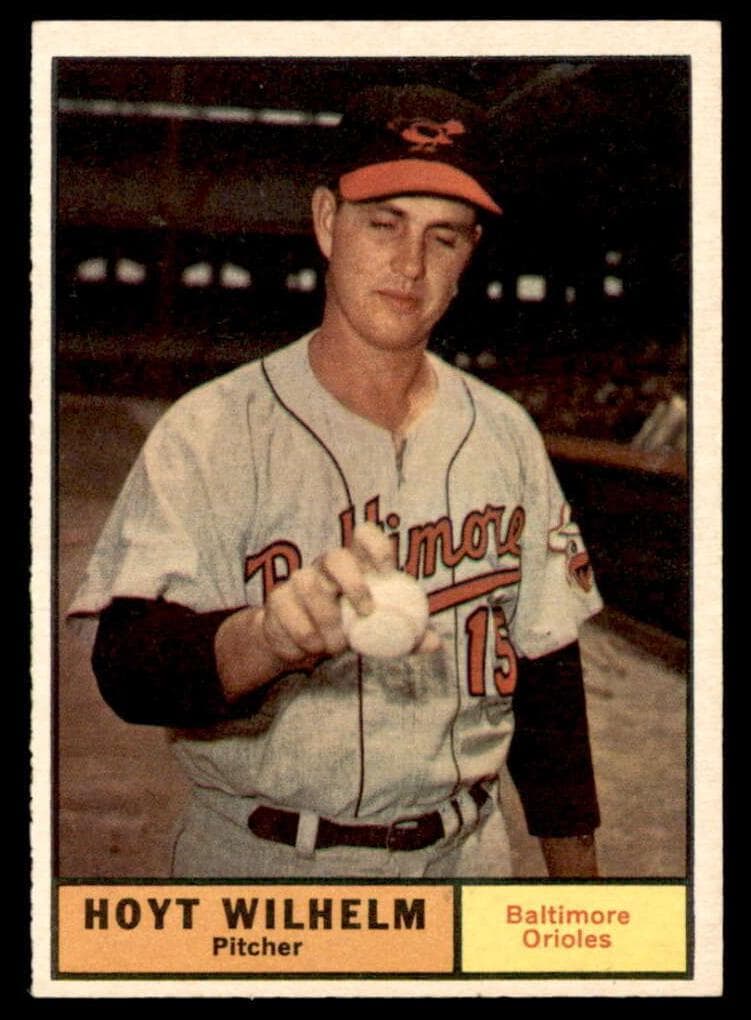 Hoyt Wilhelm 1961 topps Topps