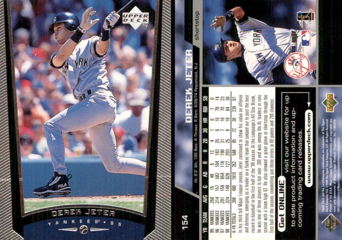 Derek Jeter 1999 upper-deck Upper Deck