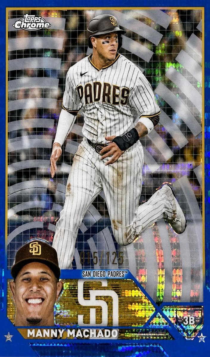 Manny Machado 2023 topps Topps Chrome