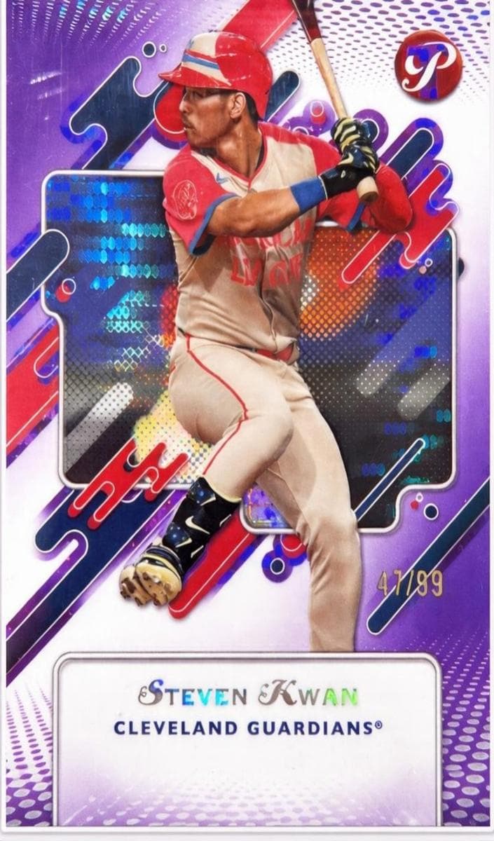 Steven Kwan 2025 topps Topps Pristine