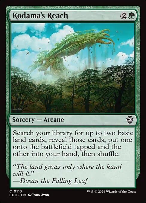Kodama's Reach 2022 Magic: The Gathering