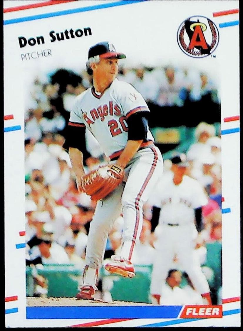 Don Sutton 1988 fleer Fleer