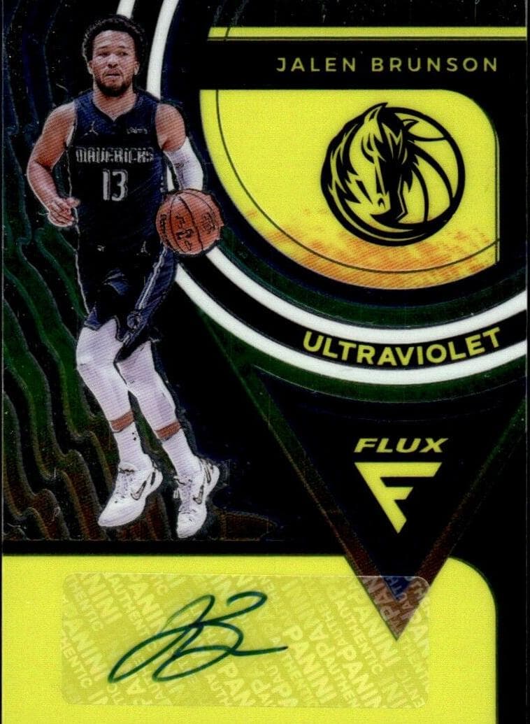Jalen Brunson 2020 panini Panini Flux