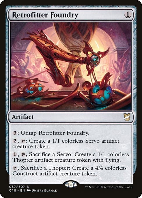Retrofitter Foundry 2025 Magic: The Gathering Aetherdrift Commander