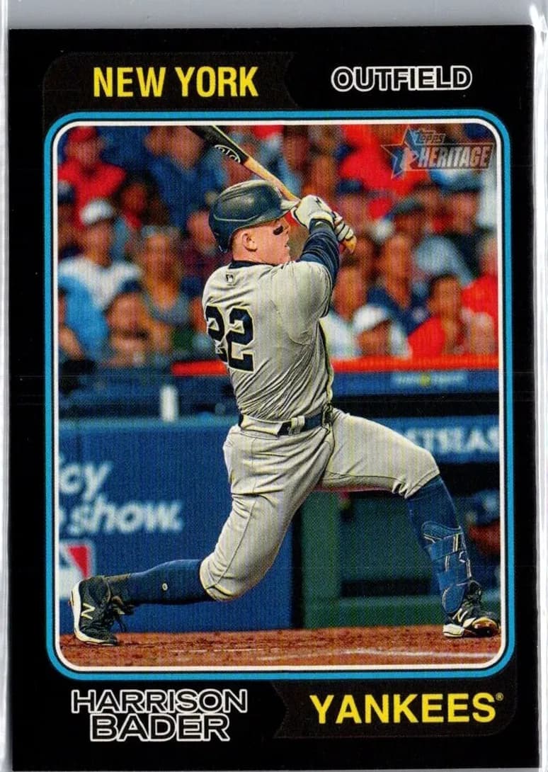 Harrison Bader 2023 topps Topps Heritage
