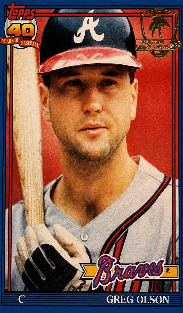 Greg Olson 1991 topps Topps