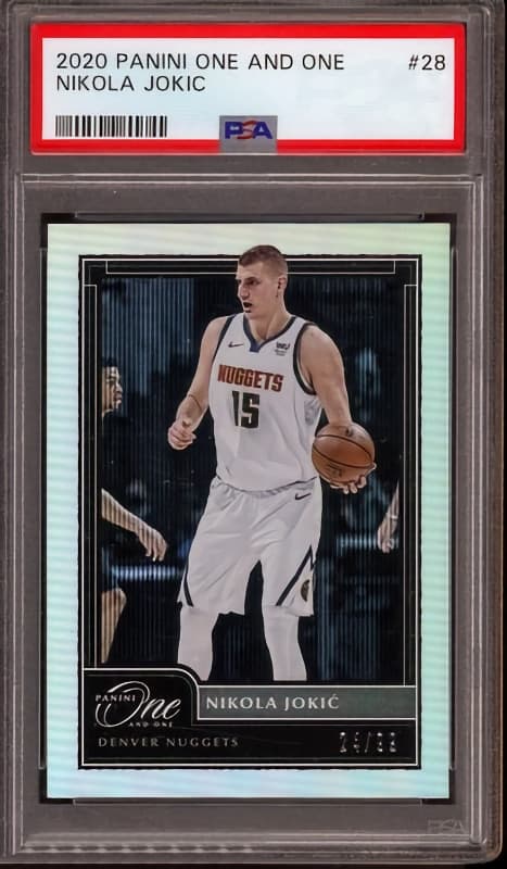 Nikola Jokic 2020 panini Panini One and One