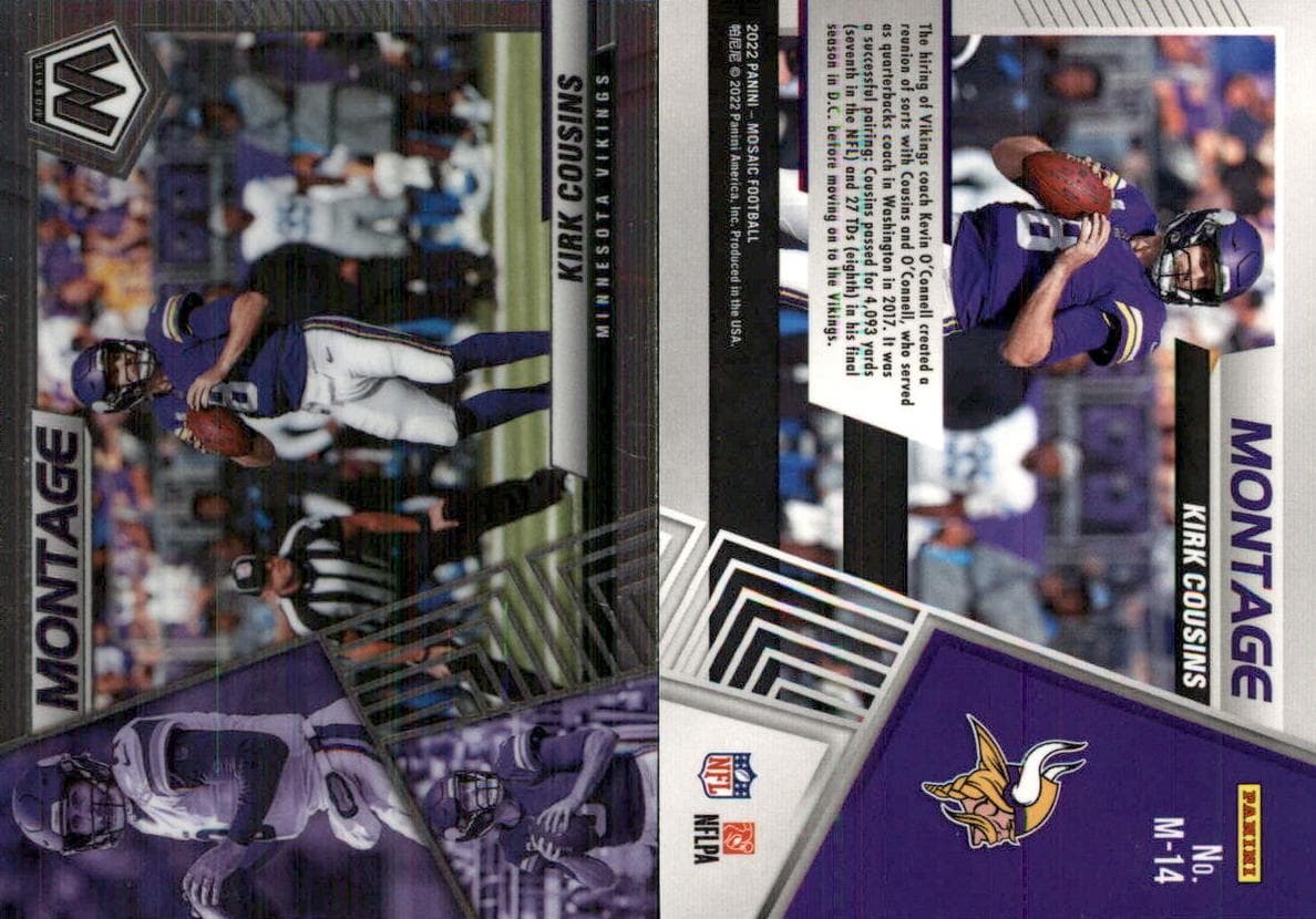 Kirk Cousins 2022 panini Panini Mosaic