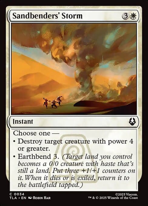 Sandbenders' Storm 2025 Magic: The Gathering Avatar: The Last Airbender