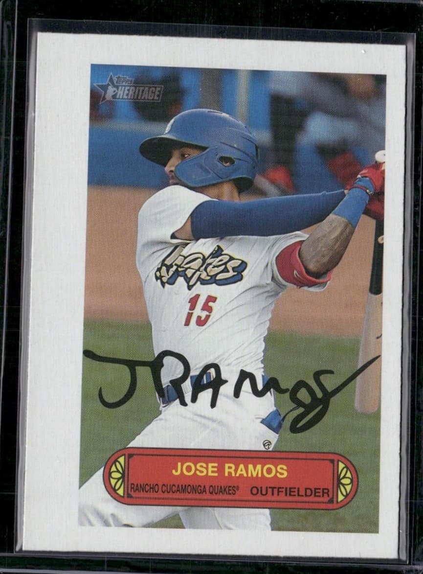 Jose Ramos Minor 2022 Topps Heritage