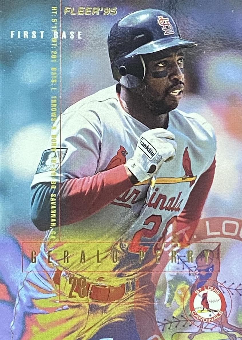 Gerald Perry 1995 fleer