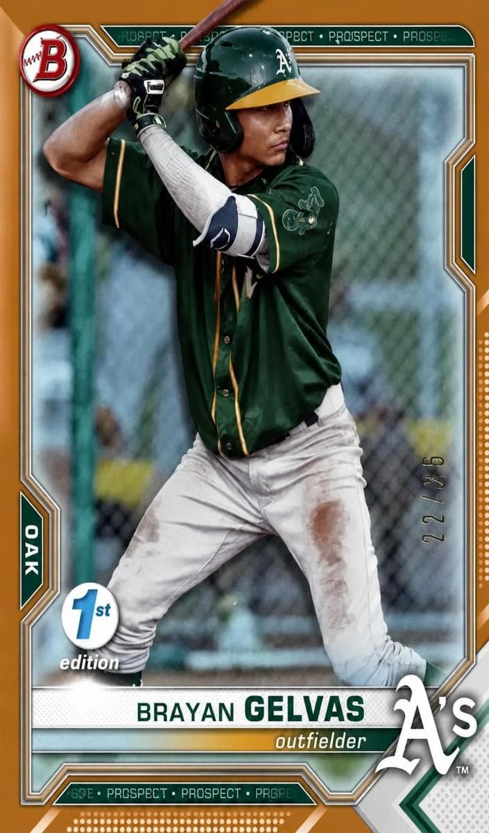 Brayan Buelvas 2021 bowman Bowman Draft