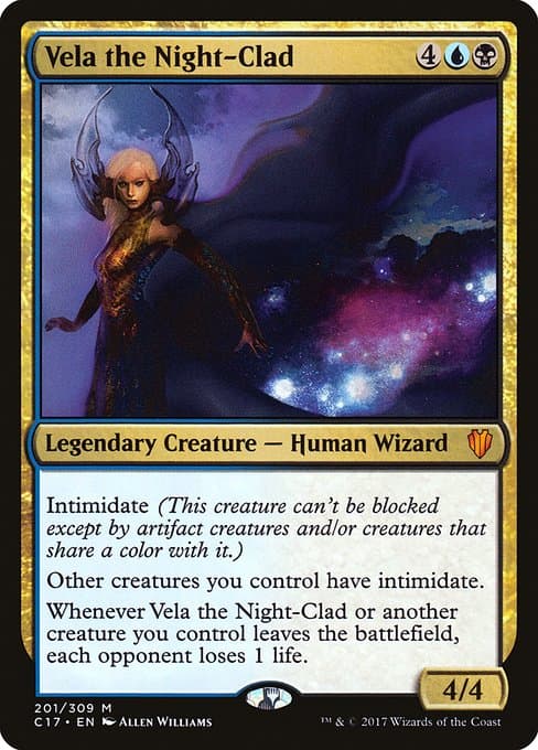 Vela the Night-Clad 2015 Magic: The Gathering Legendary Cube Prize