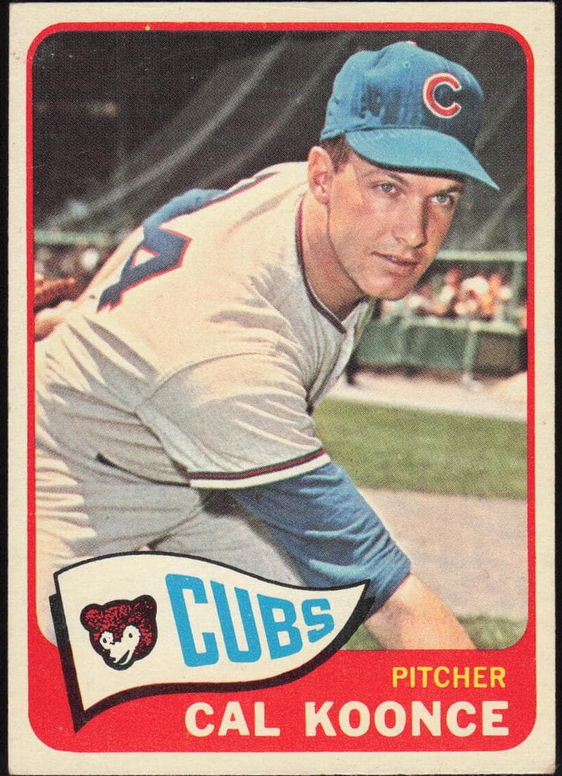 Cal Koonce 1965 topps Topps