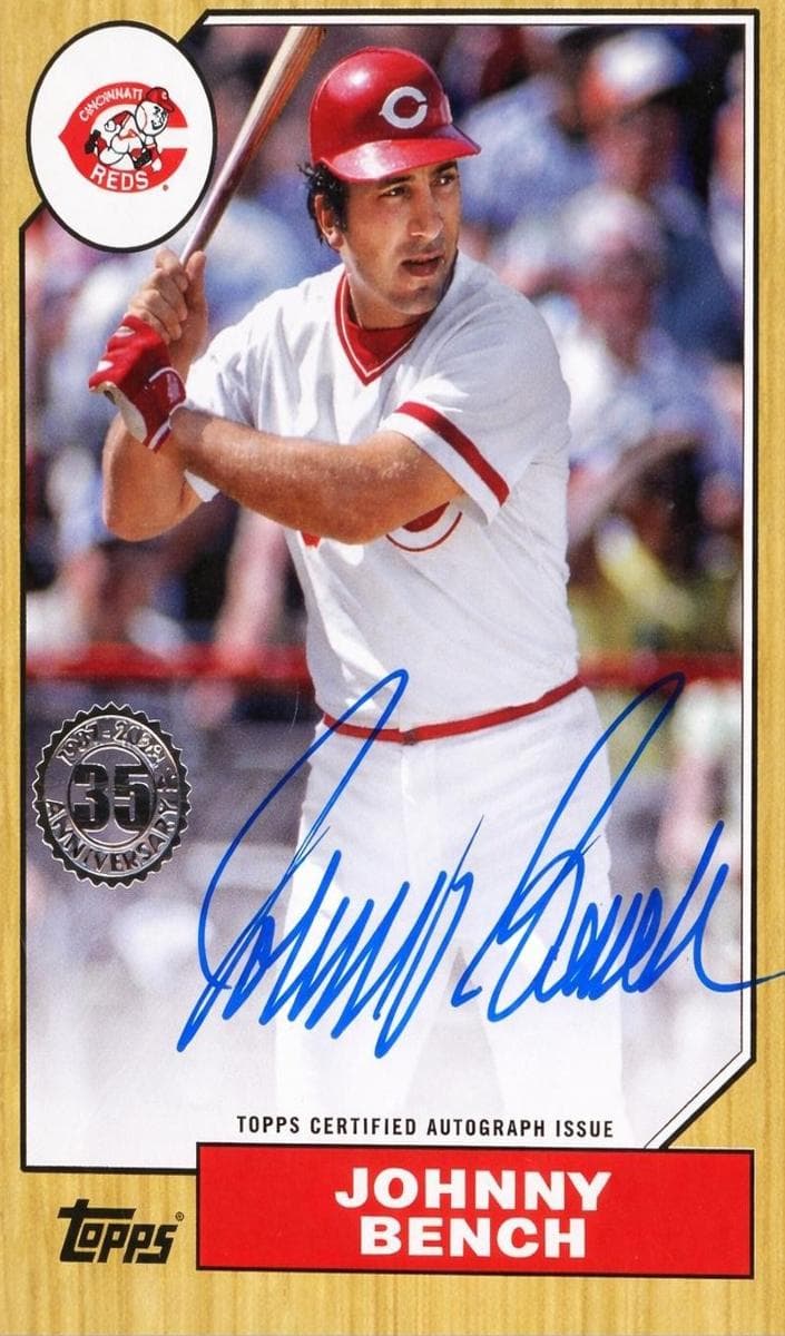 Johnny Bench 2022 topps Topps