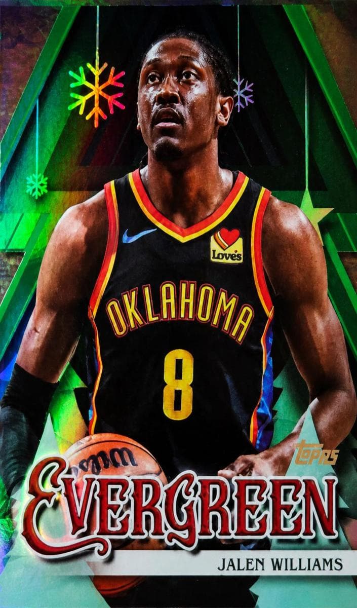 Jalen Williams 2025 topps Topps Holiday