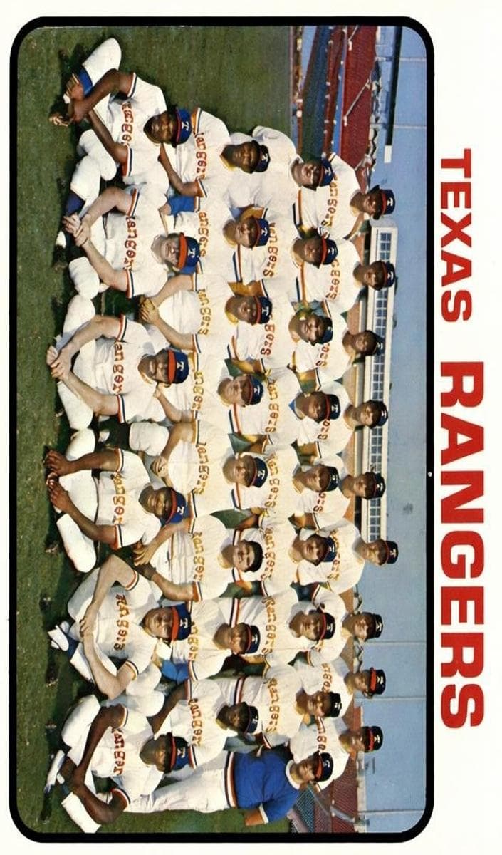 Texas Rangers 1973 topps Topps