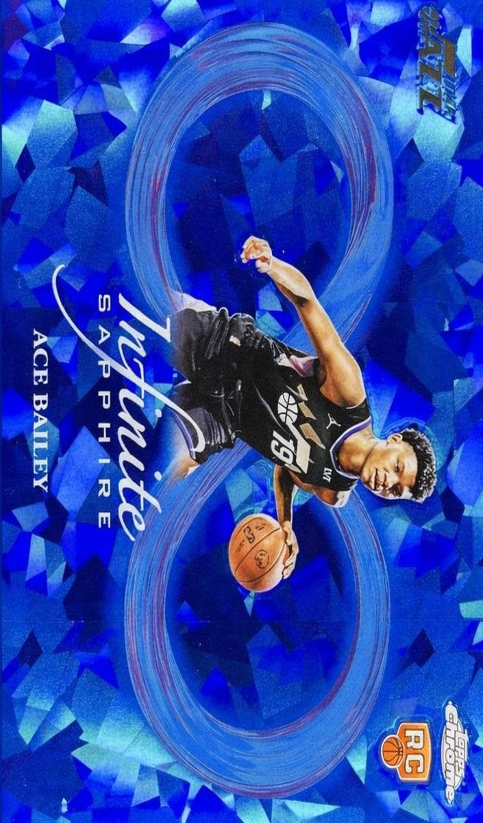 Ace Bailey 2025 topps Topps Chrome Sapphire