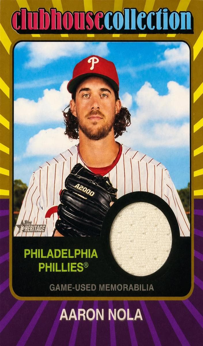 Aaron Nola 2024 topps Topps Heritage