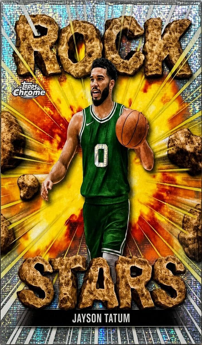 Jayson Tatum 2024 topps Topps Chrome