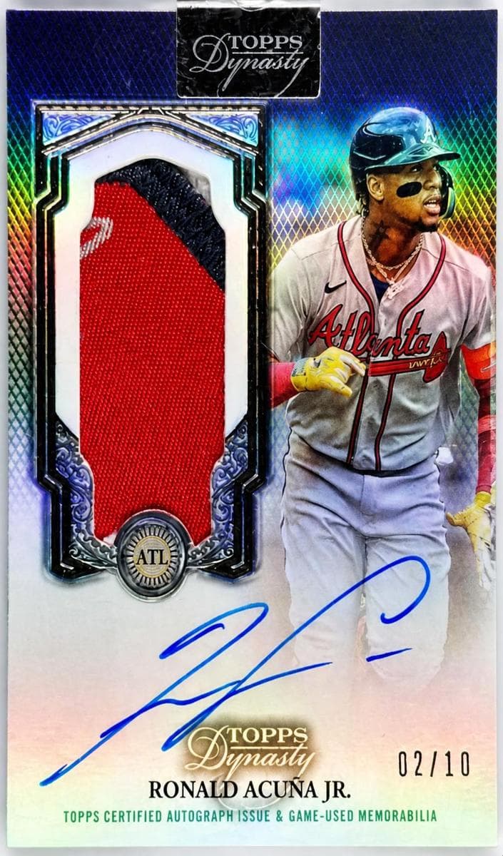 Ronald Acuña Jr. 2023 topps Topps Dynasty