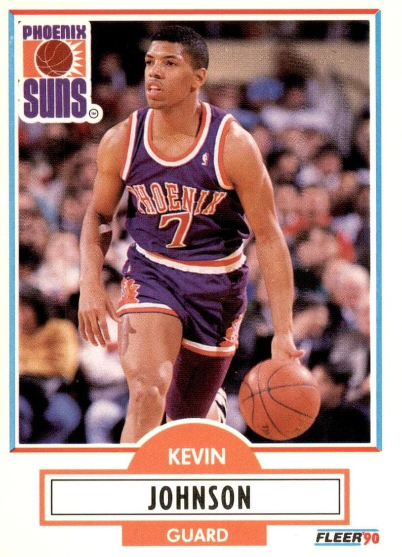 Kevin Johnson 1990 fleer Fleer