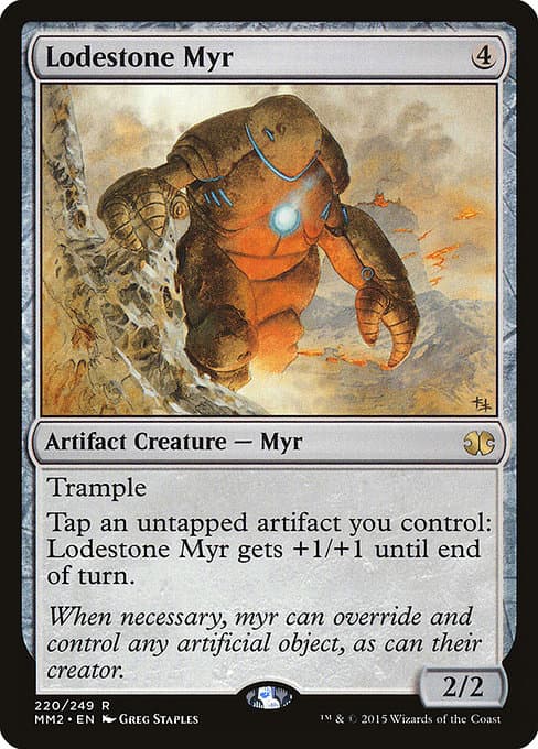 Lodestone Myr 2003 Magic: The Gathering Mirrodin