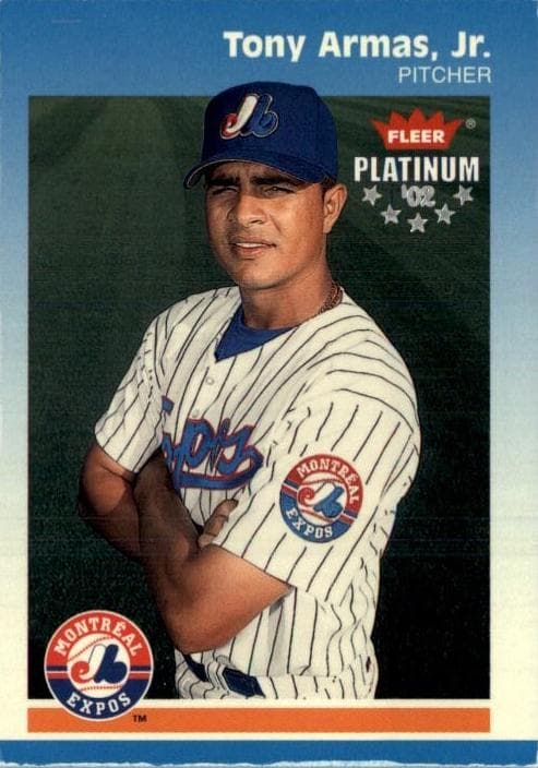 Tony Armas Jr. 2002 fleer