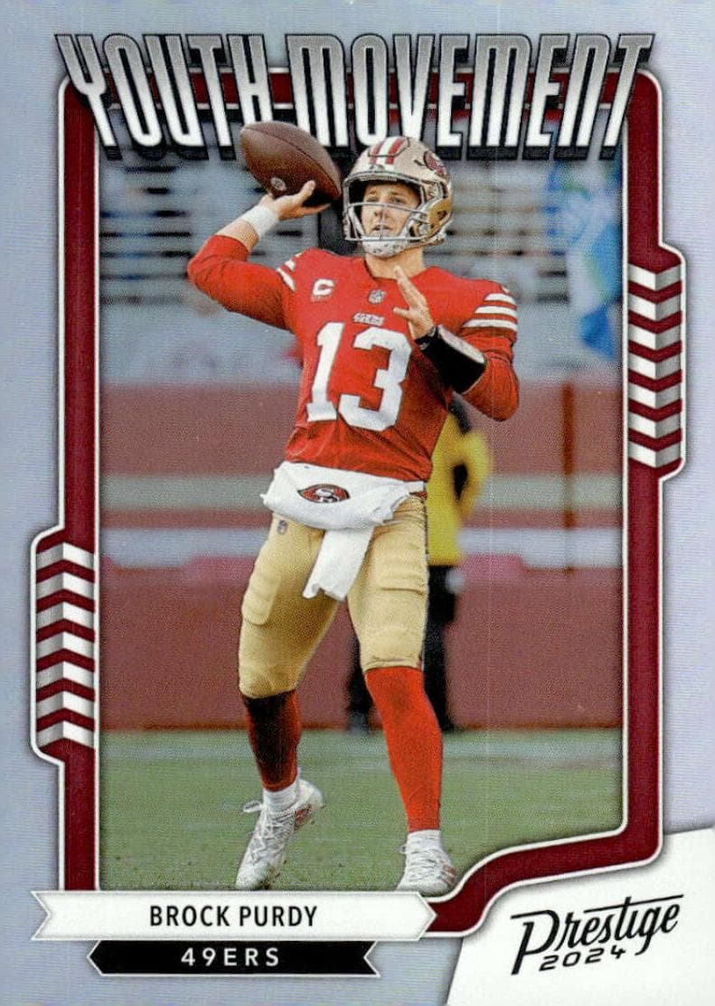 Brock Purdy 2024 panini Panini Prestige