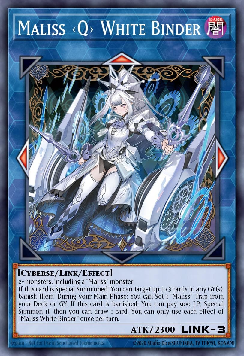 Maliss <Q> White Binder 2025 Yu-Gi-Oh! 2025 Mega Pack Tin