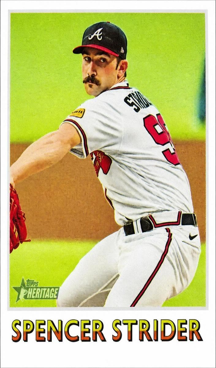 Spencer Strider 2024 topps Topps Heritage