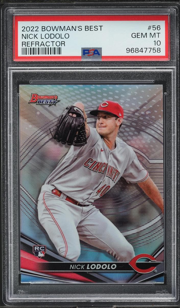 Nick Lodolo 2022 bowman Bowman's Best