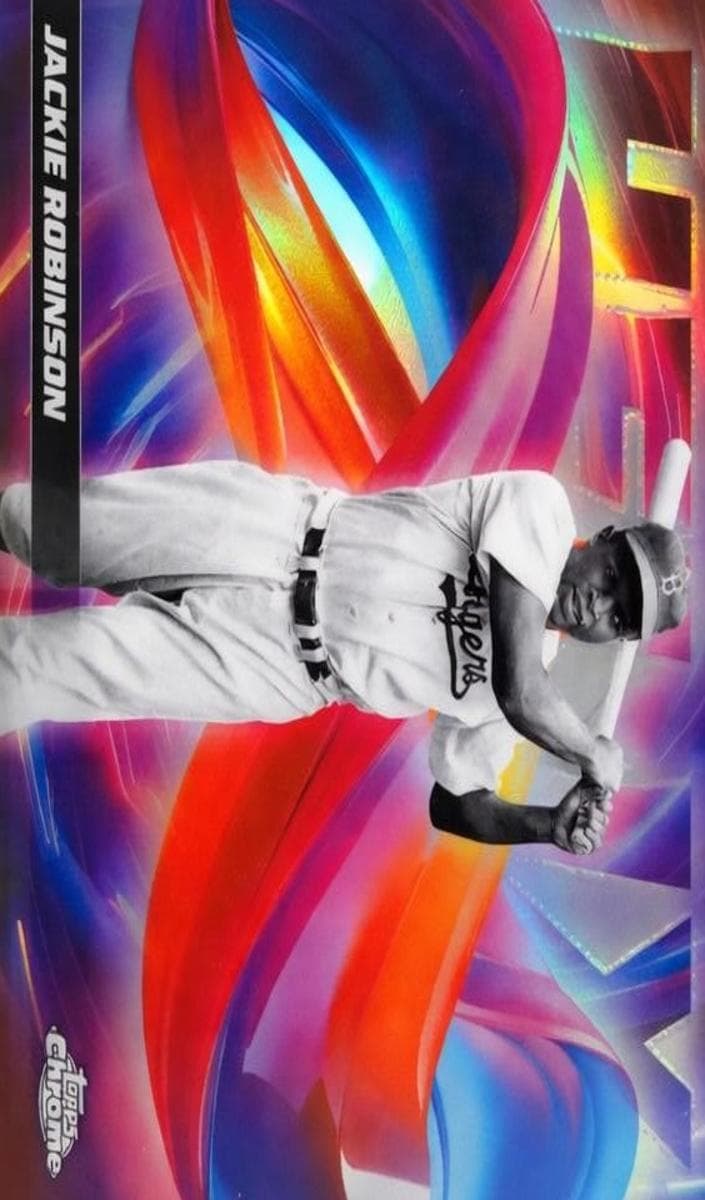 Jackie Robinson 2025 topps Topps Chrome Update