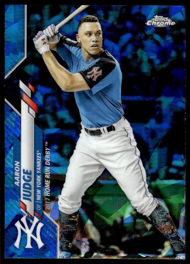 Aaron Judge 2020 topps Topps Chrome Update Sapphire Edition