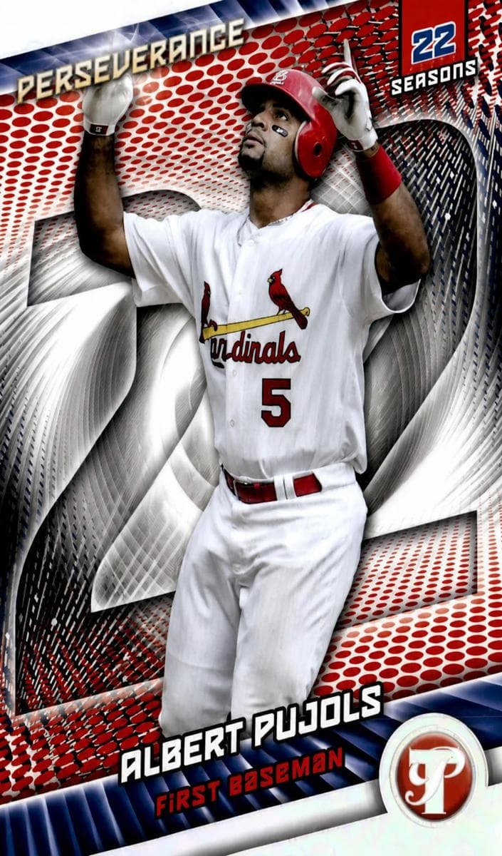Albert Pujols 2025 topps Topps Pristine