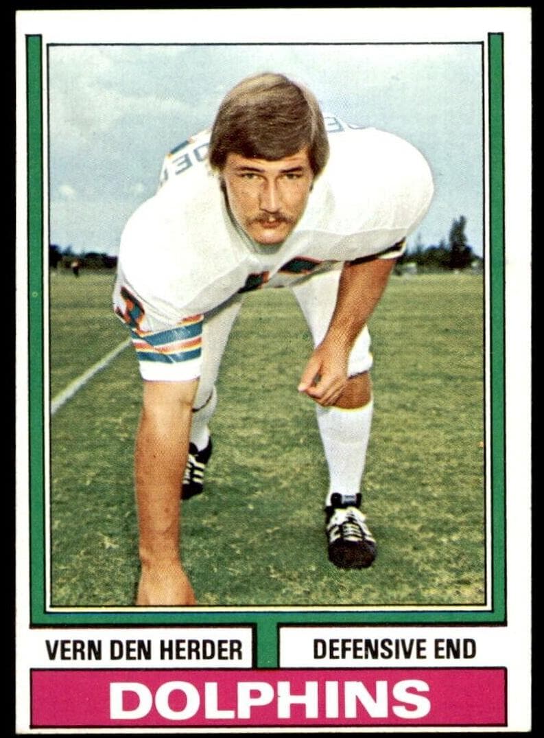 Vern Den Herder 1974 topps