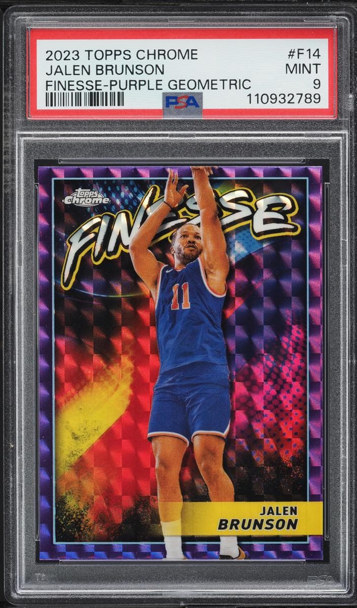 Jalen Brunson 2023 topps Topps Chrome