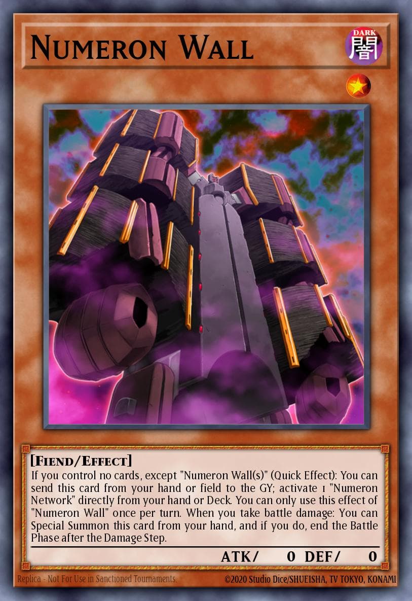 Numeron Wall 2021 Yu-Gi-Oh! Maximum Gold: El Dorado